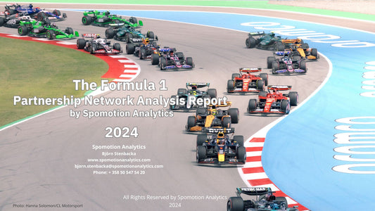 The Formula 1 Partnership Network Analysis Report by Spomotion Analytics 2024